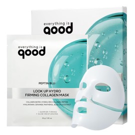 LOOK UP Hydro HYDRO REAFIRMING COLLAGEN MASK, Mascarilla de hidrogel hidratante y luminosa de 45 minutos, hidratación profunda, piel firme y elástica