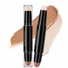 2-in-1 Sculpting Contour & Highlighter Stick, Blendable Creamy