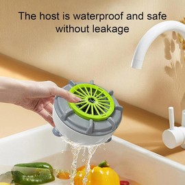 Fruit Washing Machine,Automatic Food Washing Spinner - Portable USB Fruit Washer for Meal Prep Kitchen Farm Outdoor Commercial Counter Restaurant