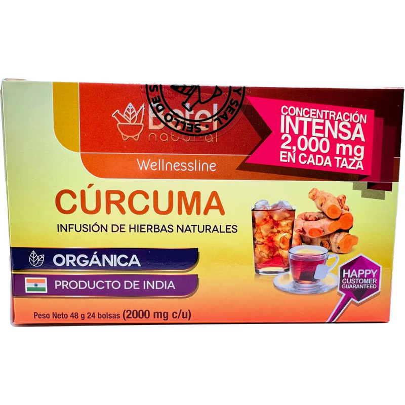 Betel Natural Curcuma Turmeric Tea Amazing Inflammation Support - 24