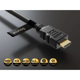 Cable Leader 50ft High Speed Active HDMI Cable with Ethernet, HDMI 1.4, CL3 Rated, 4K Supp...