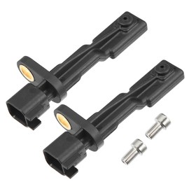 X AUTOHAUX Rear Left and Right ABS Sensor, Wheel Speed Sensor, for Jeep Wrangler 3.8L 2007-2018, Plastic, 52125003AB, Black, 2 Pcs