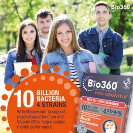 Natures Aid Bio360 Pro-Cognitiv (10 Billion Bacteria), from Natures Aid, Mental Performance, 60 Capsules