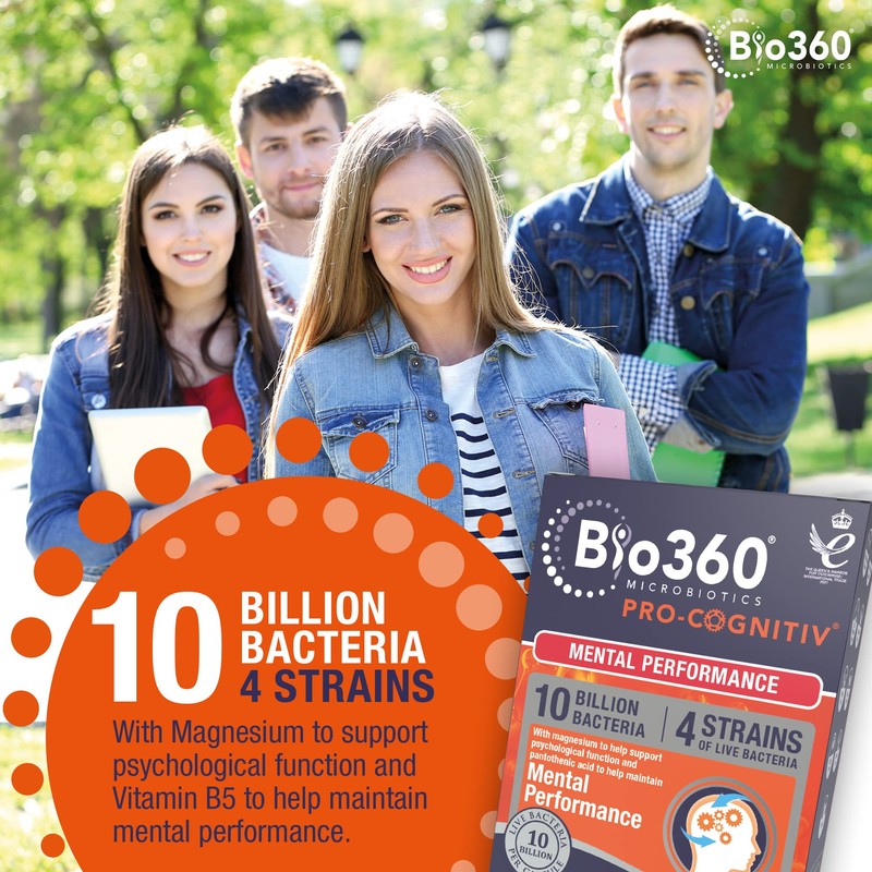 Natures Aid Bio360 Pro-Cognitiv (10 Billion Bacteria), from Natures Aid,
