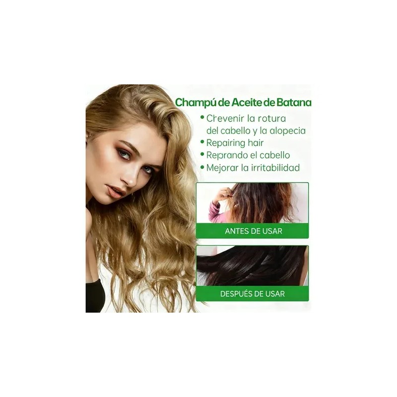Shampoo Batana Oil Y Romero 300ml | Crecimiento Y Anticaída