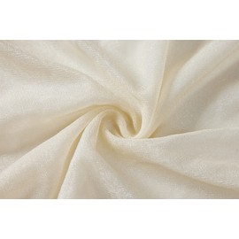 20ft Wedding Arch Draping Fabric,Sheer Backdrop Curtains Draps Decorations for Wedding Ceremony Party Ceiling Home Decoration (Ivory, 20ft)