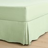 Dreamaker King Single Fully Fitted Microfibre Pleated Valance, 33cm Drop