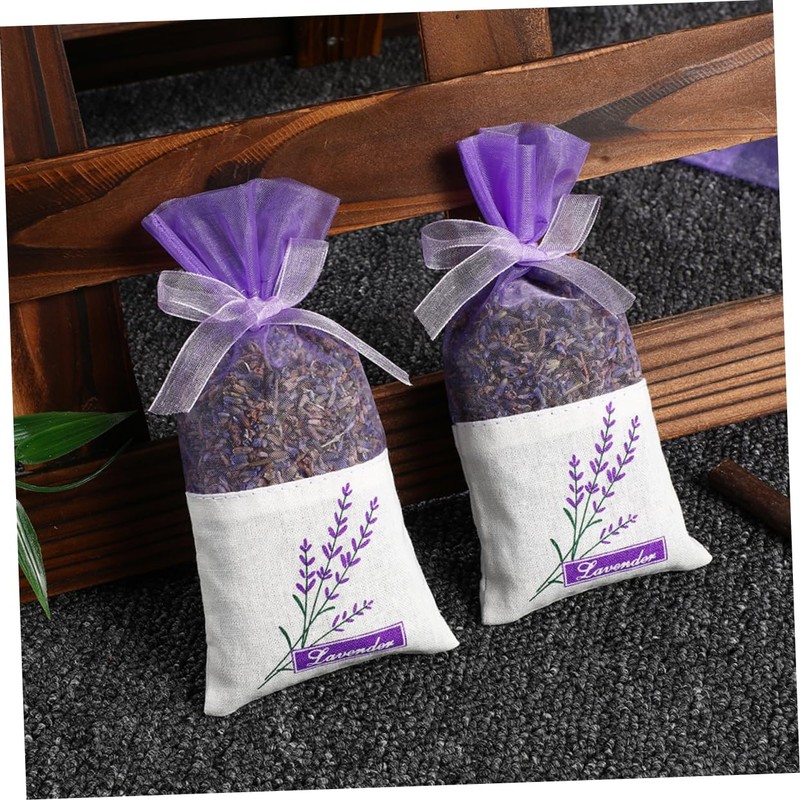 Mobestech 50pcs Empty Lavender Sachet Bags for Dried Lavender Drawstring