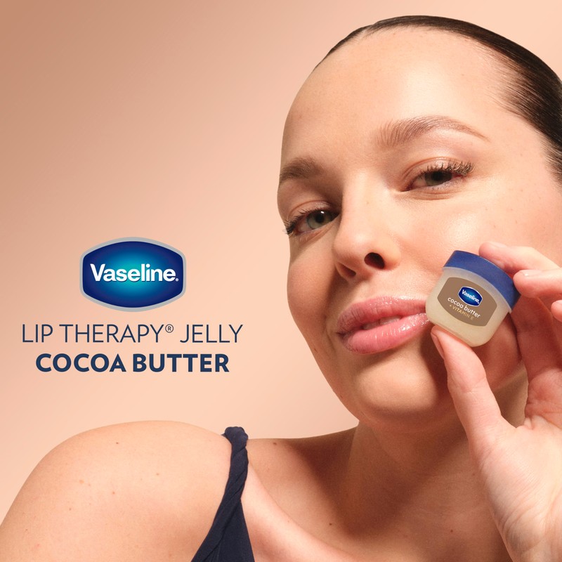 Vaseline Lip Balm Mini 2 ct Cocoa Butter For Dry