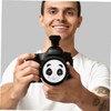 Tofficu 2pcs Panda Design Camera Lens Cap Textured Grip Protective