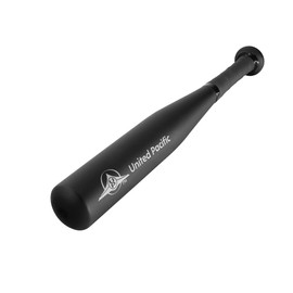 United Pacific 90056 17" Aluminum Tire Checker Bat, Training Bat, Home/Car/Self Defense, Fishwacker Bat, Fish Bat - Matte Black - ONE Bat