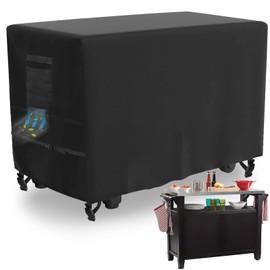 WICKTICK Prep Table Cover for 52 Inch Keter Unity XL Portable Outdoor Tables, 600D Heavy Duty Fabric with Waterproof Lining, Anti-Crack and All Weather-Resistant