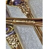 WALLACE Gold Plate ANTIQUE BAROQUE 5 pc premium stainless steel.