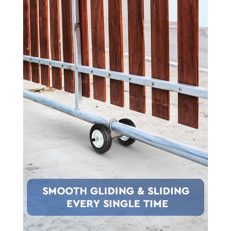 CO-Z 6" Heavy Duty Sliding Gate Wheel for Metal Tube,