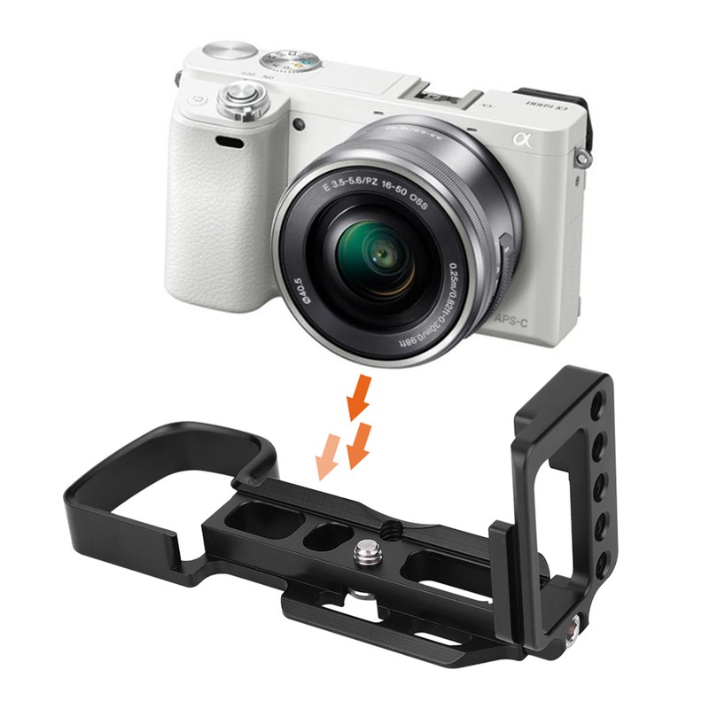 Lshape Handle Multihole Aluminium Alloy Quick Release Plate for Sony