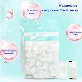 100pcs Disposable Face Mask Sheet Home DIY Nonwoven Face Mask Paper for Skin Care
