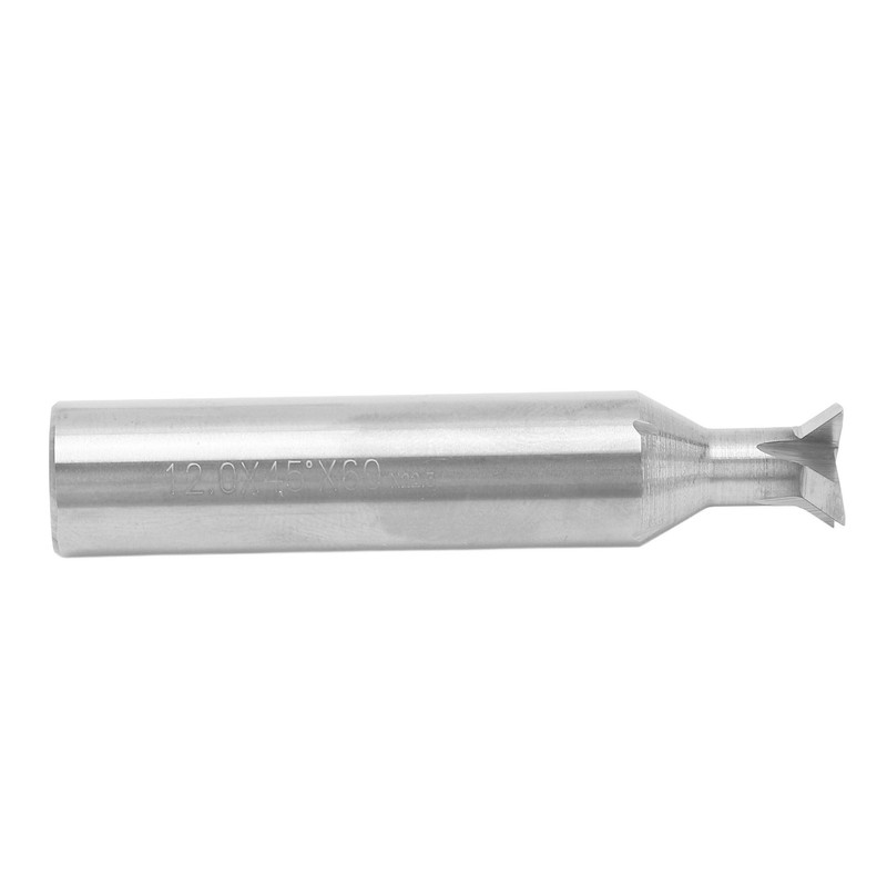 Dovetail Bit Carbide 12mm Dia Shank 4 Flutes 60mm Long