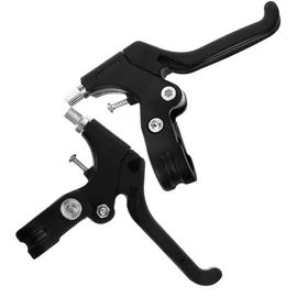 SUPVOX 1 Pair Bicycle Brake Handle Bikes Brake Levers Bicycle Brakes Bike Brake Braking Part Bike Accessory Brake for Bike Bicycles Brake Bike Braking Lever Bike Accessories Metal