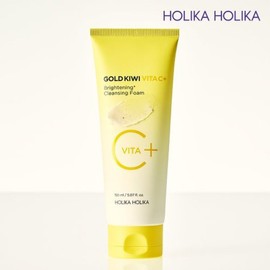 Holika Holika 1+1 골드키위 비타 C+ 브라이트닝 클렌징 폼 150ml 1+1 Gold Kiwi Vita C+ Brightening Cleansing Foam 150ml