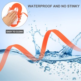 Waterproof Long Leash Durable Dog Recall Training Lead Great for Outdoor Hiking, Training, Yard, Beach and Swimming (Orange, 15ft)