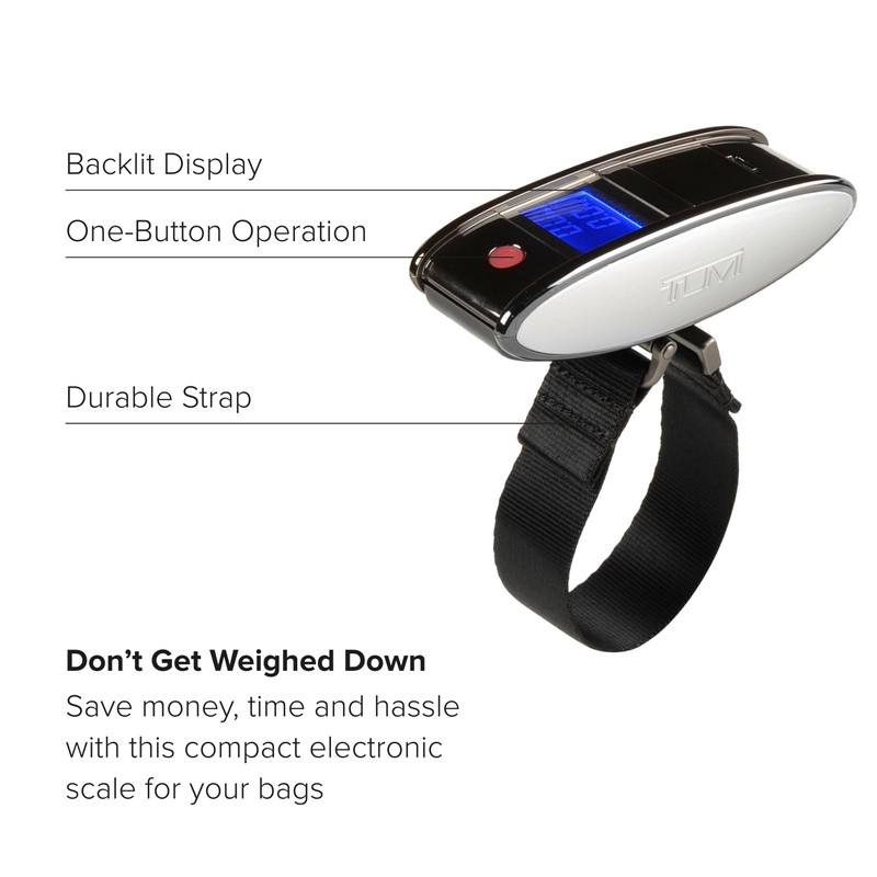 TUMI Scale - Portable, Handheld Digital Luggage Scale - Suitcase