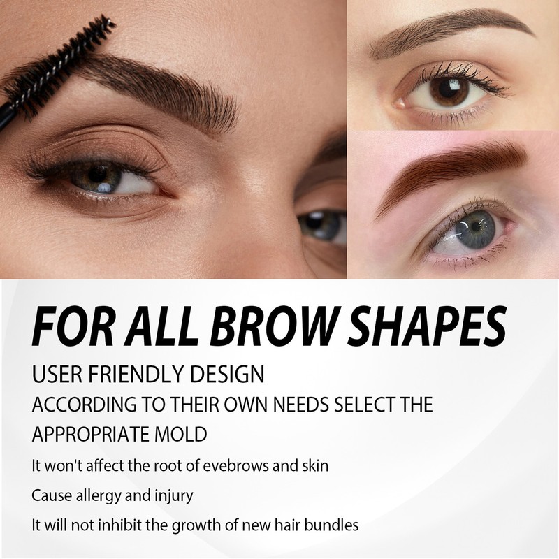 Brow Stamp Trio Kit Waterproof Long Lasting Silky Matte Makeup
