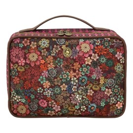Pip Studio Beauty Case Square Large Tutti i Fiori 27 x 19 x 10 cm, Tutti And Fiori Pink, Floral