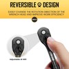boen 3/8 Inch Drive Ratchet, 72-Tooth Quick-Release Ratchet Wrench, 5-Degree