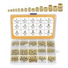 ANBOO Pack of 300 Threaded Inserts, Insert Nuts, M2 M2.5