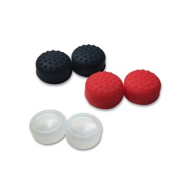 2 PCS Silicone Analog Thumb Stick Grips Caps Thumbsticks Joystick Cap for Switch Poke Ball Plus Pokeball NS Baoke Dream Elf Ball Plus Controller (White)