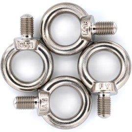 Stainless Steel Machinery Shoulder Lifting Eye Bolt (M16, 4 Items)