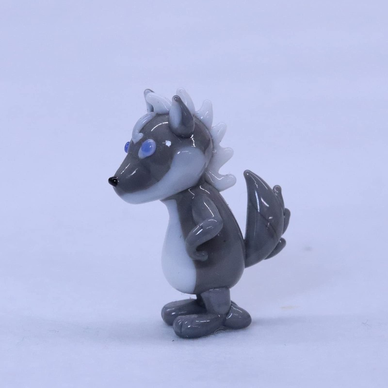 castle enterprise new pretty glasswork wolf