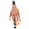 Flexible Movable False Fake Hands Nail Art Manicure Practice Hand