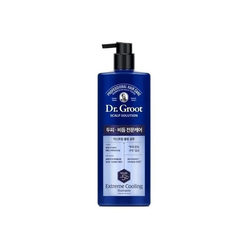 Dr. Groot 닥터그루트 스칼프솔루션 비듬두피케어 익스트림 쿨링 샴푸 700ml Dr.