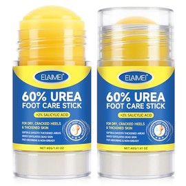 NIFEISHI Crema de urea al 60% con 2% de ácido salicílico, (2 piezas) crema hidratante para pies secos agrietados, rodillas, codos, manos, humectante d