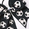Football Large Bow Soccer Baseball Hair Accessories Football Hair Bow