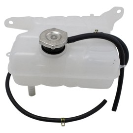 TRQ Radiator Coolant Reservoir Expansion Tank Overflow Bottle Compatible with 2002-2007 Jeep Liberty