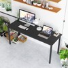 soges 63 inches Long Desk Large Table Computer Desk Home