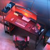 Bestier Gaming Desk with LED Lights, 51.3 Inch Computer Desk