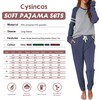 Cysincos Womens Sweatsuits 2 Piece Outfit Sweatpants Loungewear Jogger Pajama