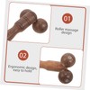 TOVINANNA Facial Roller Massager Tool with Wooden Balls for Relaxation