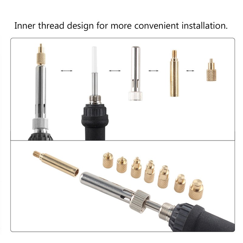 60W Digital Soldering Iron Heat Set Insert Tool with Insert