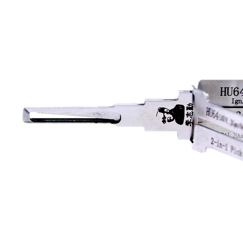 QiDAi 2-in-1 Turbo Decoder Hu64(10) v.3,Pick Car Key HU64,Auto Ignition