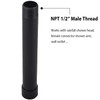 HOMYEP Shower Arm Extender 4 Inch Rainfall Shower Head Extension