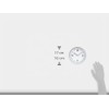 TFA Stick-On Bathroom Wall Clock