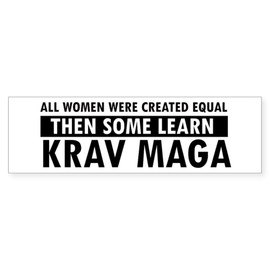 CafePress Krav MAGA Design Sticker (Bumper) 10"x3" Rectangle Vinyl Bumper Sticker Car Decal