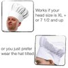Urby Extra Large Chefs Hat Similar to Hat Size XL,