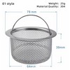 Stainless Steel Sink Strainer for Kitchen & Bathroom – Mesh
