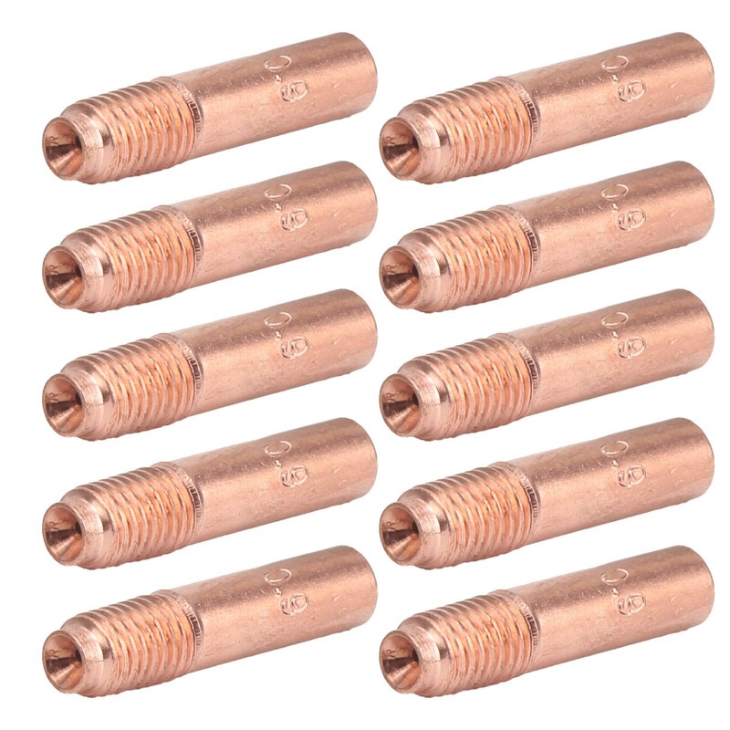 MIG Welding Contact Tip, 0.9mm Conductive Nozzles Small Accessories 10PCS