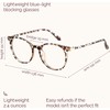 Gaoye Blue Light Blocking Glasses, Retro Round Eyewear Frame Anti